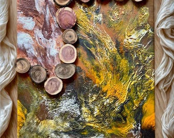 Elemental Control Acrylic Resin Painting