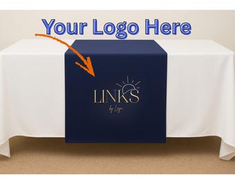 Custom Logo Stretch Jersey Table Runner – Personalized Branding in Style