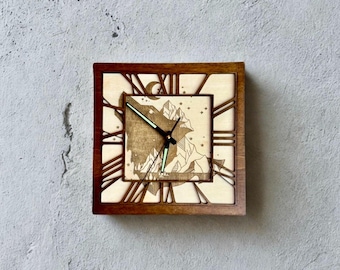 Mystical Moon Wall Clock