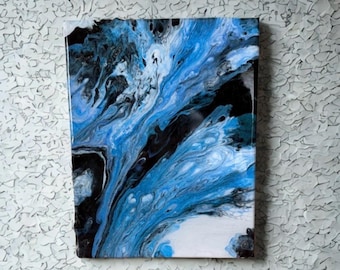 Fools Gold Acrylic Resin Painting
