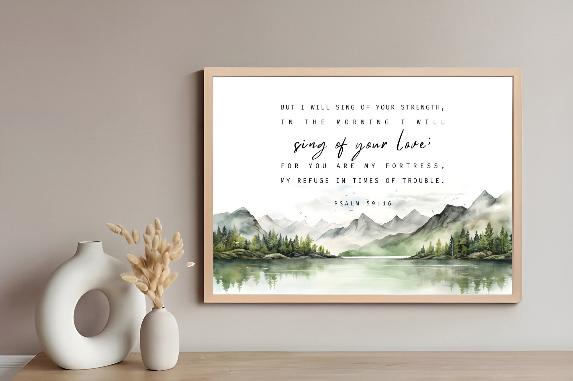 Refuge And Fortress {Mountain Vase} Refuge And Fortress {Mountain Vase}