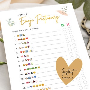 Emoji Pictionary, giochi per addio al nubilato, giochi per addio al nubilato, giochi per addio al nubilato, gioco Emoji Pictionary per festa, addio al nubilato