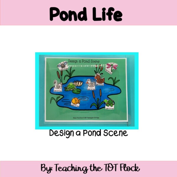 Pond Life Preschool Packet