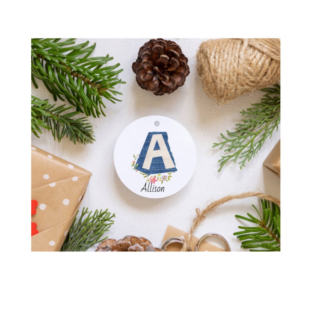 Custom Initial Initial Ornament Letter Ornament Initial Ornaments ...