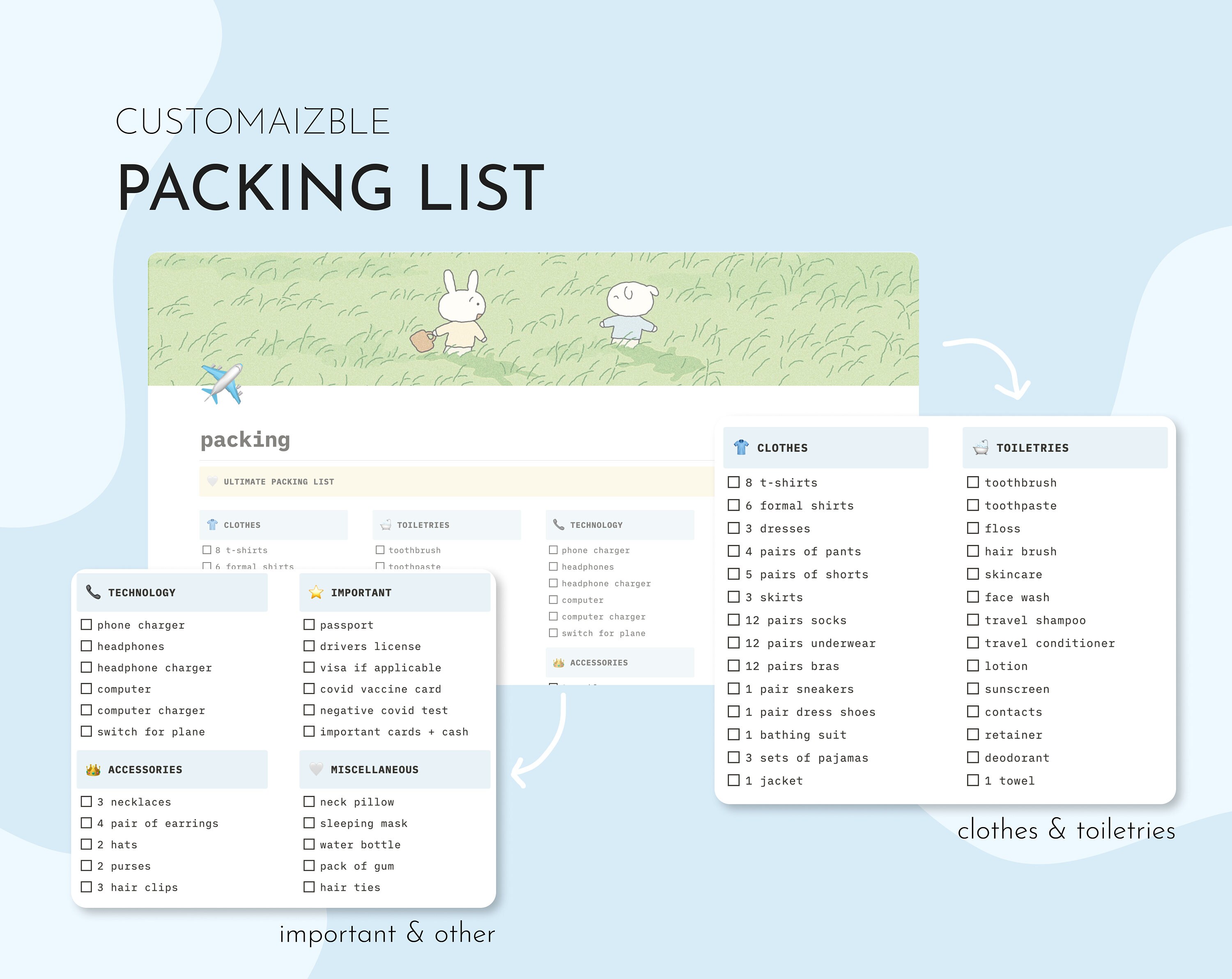 Notion Template Travel Planner, Notion Travel Dashboard, Travel Planner ...