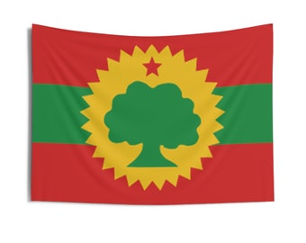 Oromo Flag Wall Tapestries, Home Decor, Oromia Flag