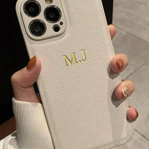 Telefoonhoesje met initialen voor iPhone, Samsung