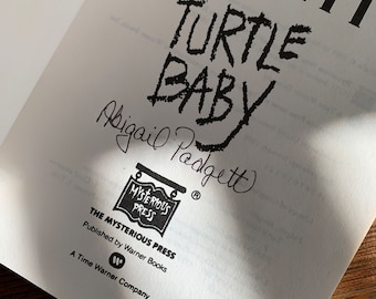 RARE Signed Abigail Padgett "Turtle Baby" Advance Reading Copy First Edition with full number line paperback ships free