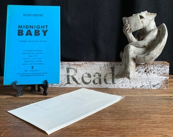 Wendy Hornsby SIGNED First Edition Uncorrected Proof "Midnight Baby" book w/letter from Penguin USA book Editor with handwritten book notes