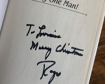 Regis Philbin Signed 1st Edition Hardcover: I'm Only One Man book
