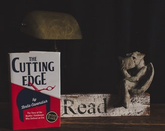 Vintage Rare Signed "The Cutting Edge" written by The Beatles hairdresser, Leslie Cavendish