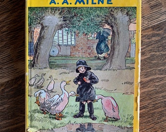 Vintage Children's Book: Now We Are Six A.A. Milne Hardcover not X-library nor price clipped original price 1.75 on DJ Ships Free