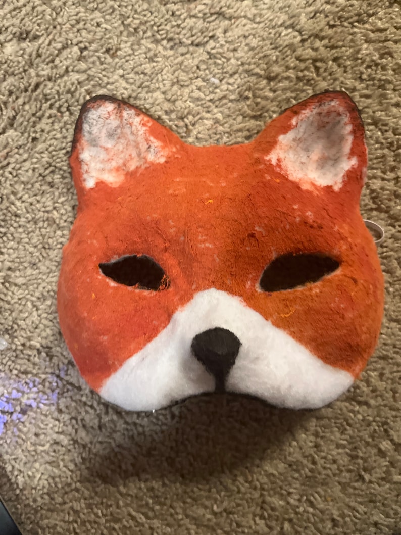 Therian Fox Mask Etsy Therian Fox Mask Etsy