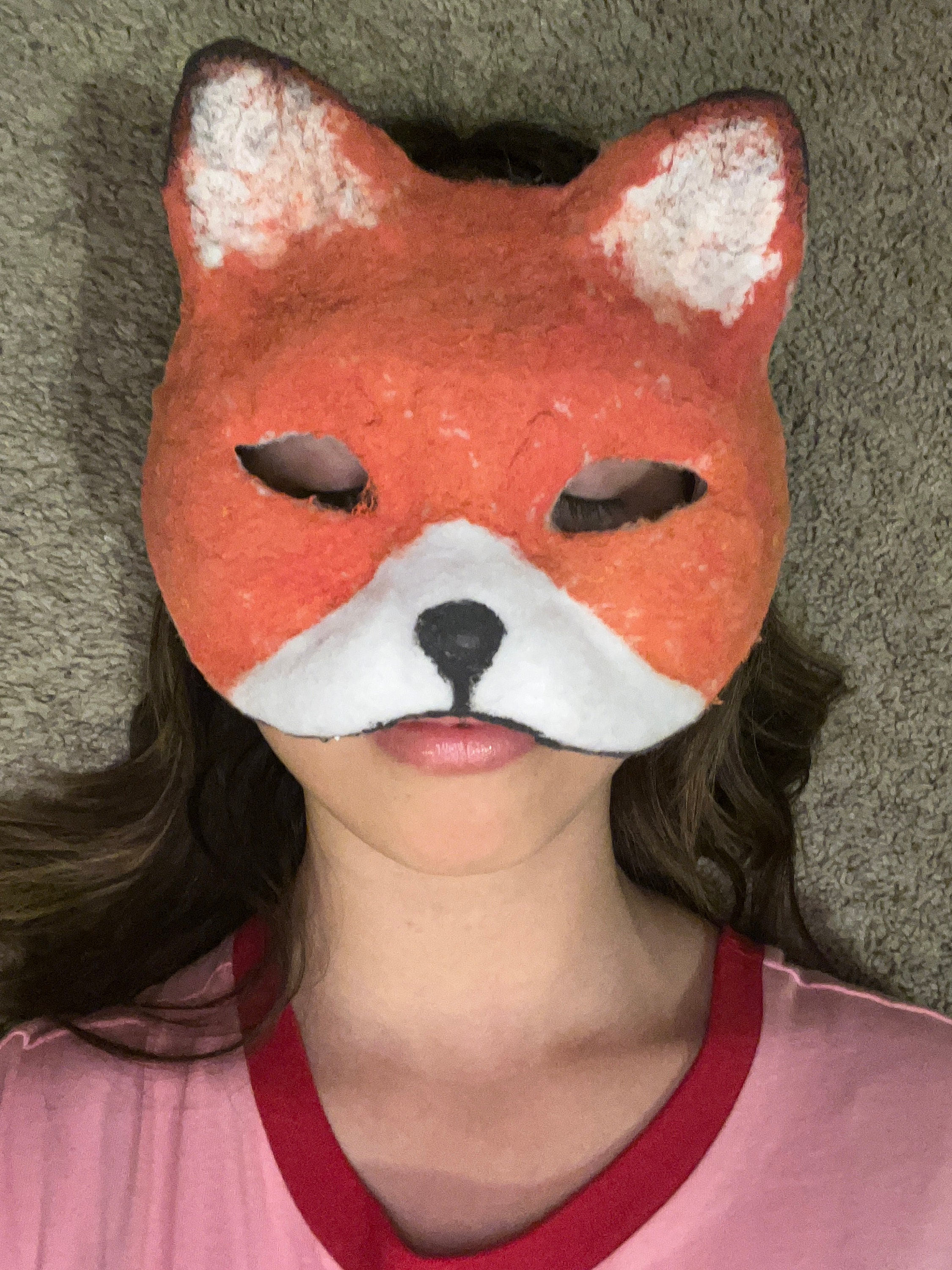 Cardboard Furry Therian Mask Follow Me Eyes