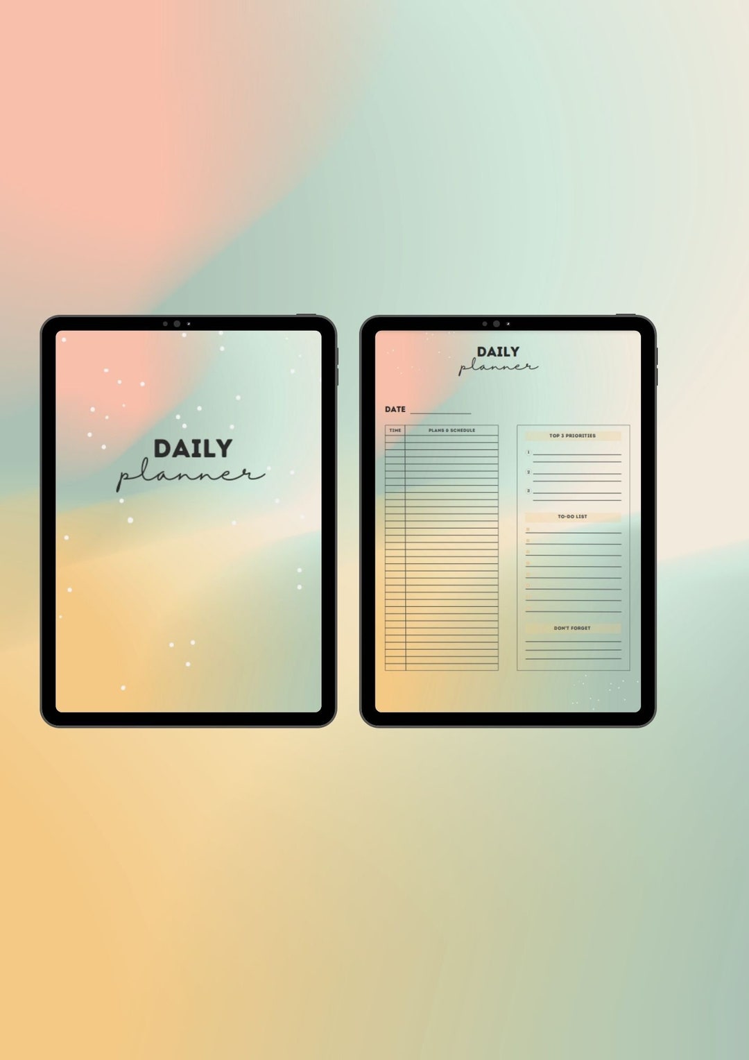 Daily Planner Printable Daily Planning Sheet Etsy Daily planner printable daily planning sheet etsy