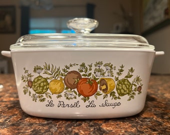 Corning ware vintage 1972