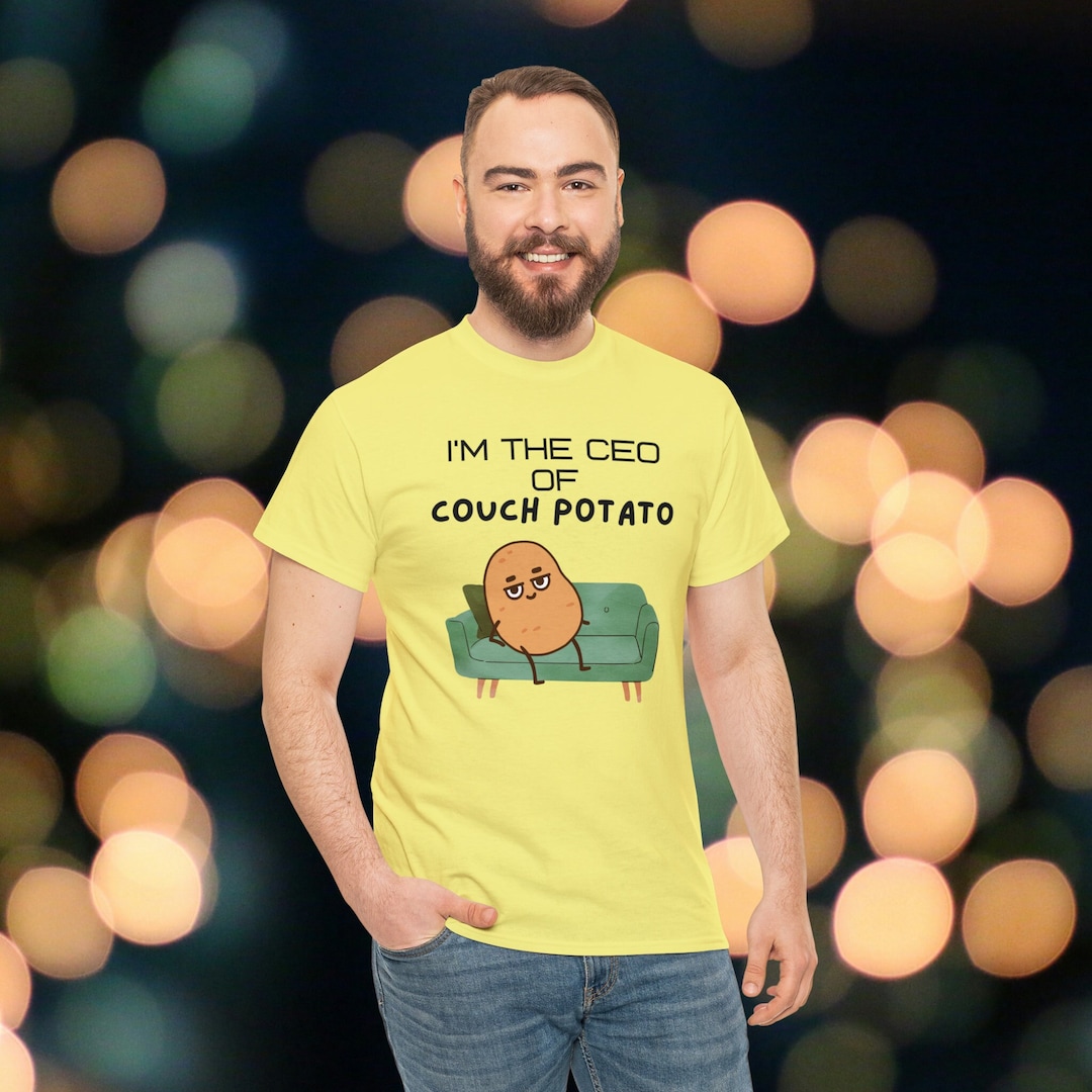 Funny Couch Potato Shirt, Couch Potato Shirt, Funny Gift for Him, Funny