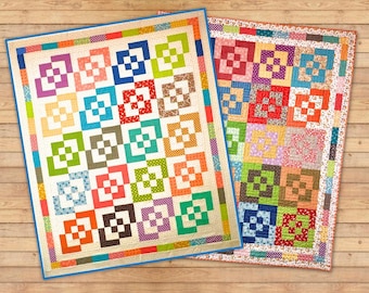 Pdf-patroon - Jelly Roll Bento Box-quiltpatroon - pdf-download