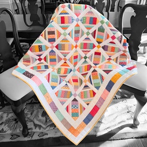 PDF Pattern - Embracing Our Scraps Quilt Pattern - PDF Download