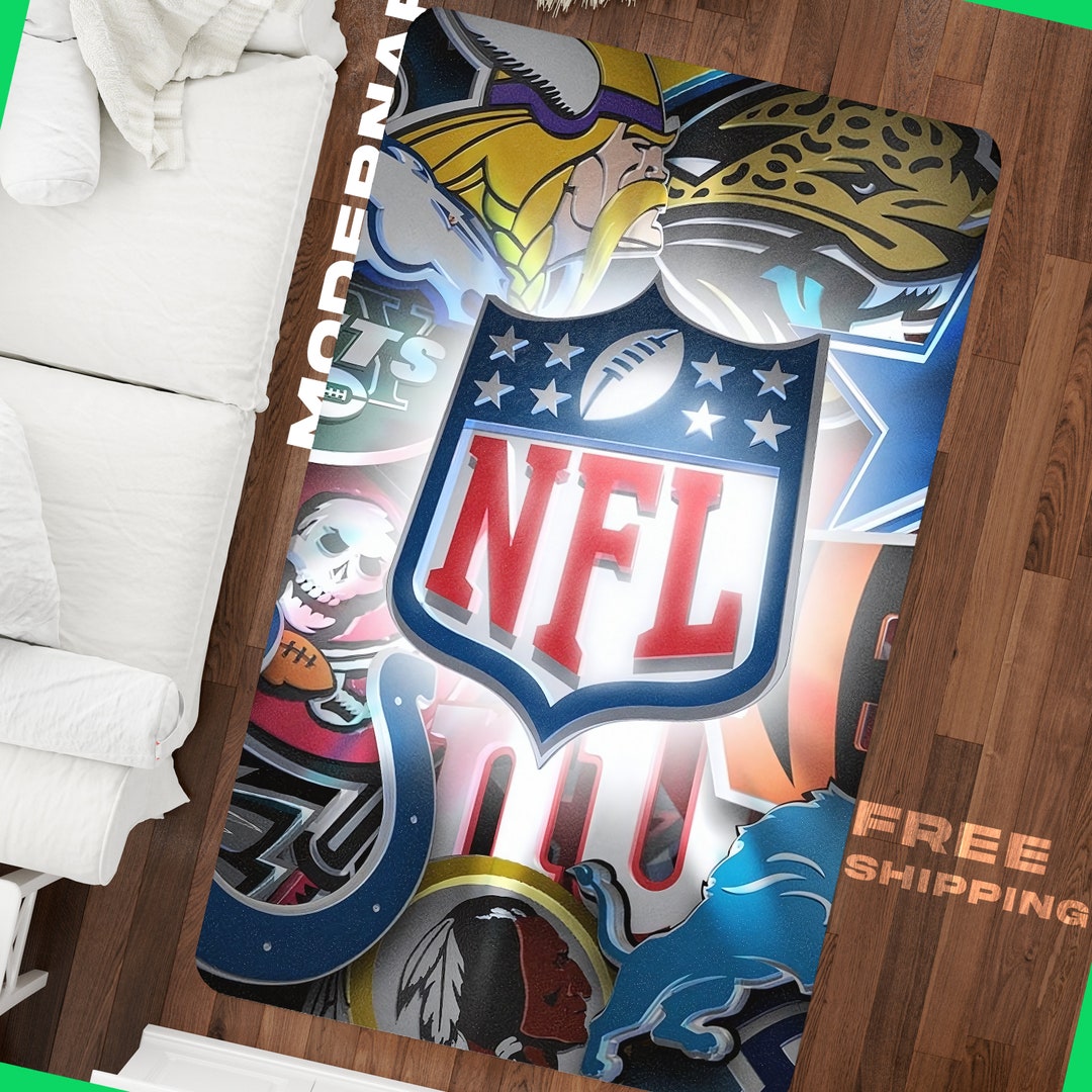 NFL Rug, Football Rug, NFL Teams American Carpet, Cool Rug, Sport Rug