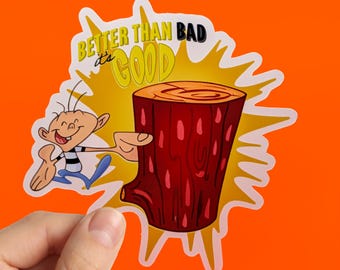 Ren and Stimpy - Log Vinyl Sticker