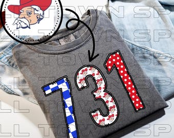CUSTOM Retro Area Code mascot png|731|mascot love|Obion central rebels|red and blue|retro mascot png|go team cheer|preppy trend popular
