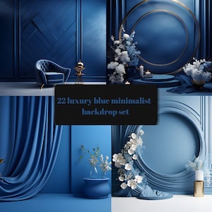 22 luxury Minimalist blue backdrop, luxury backdrop, luxury overlays, blue minimalist backdrop, luxury blue overlays, luxury backgrounds