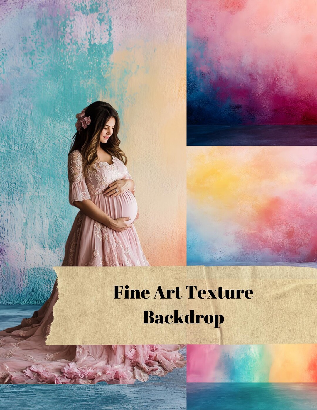 Fine Arts Texture Backdrop, Digital Background, Portrait Background ...