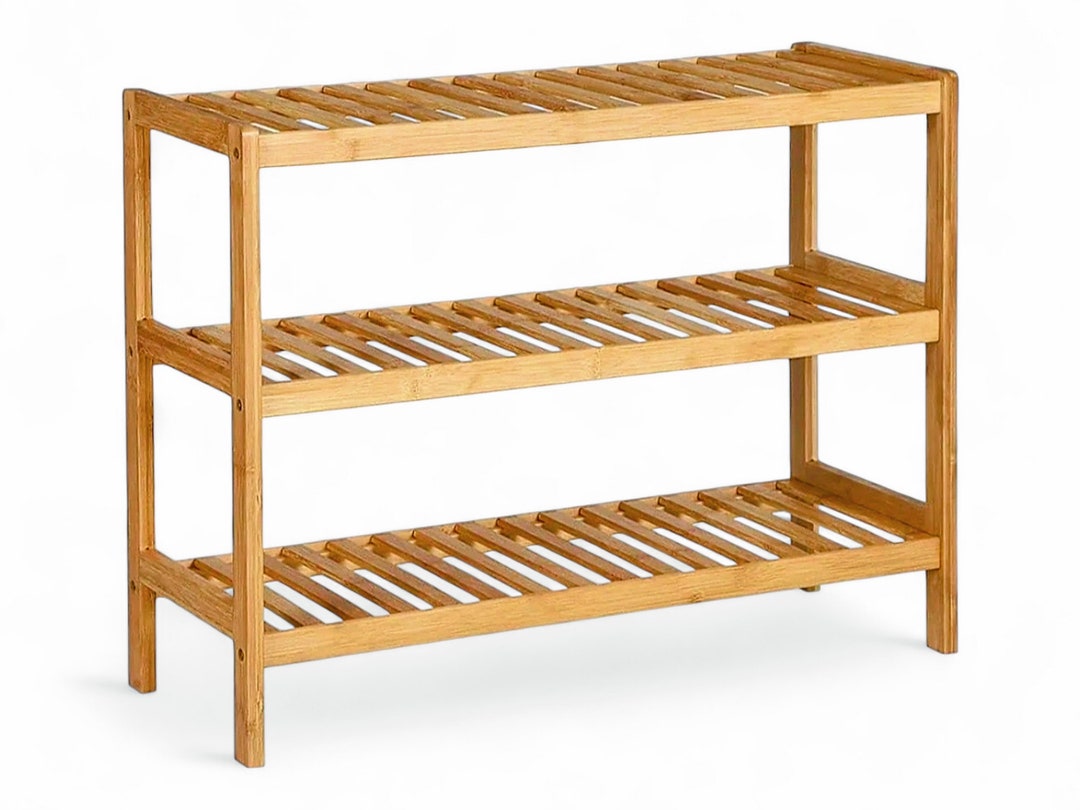 Tier Bamboo Shoe Rack, Storage Rack, Sturdy High Quality