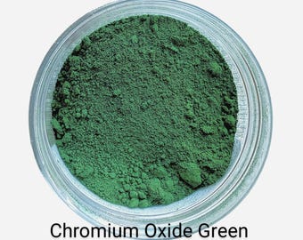 Green Chromium Oxide Pigment Earthy Matte Green