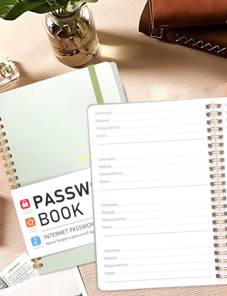 Adhd Password Book - Etsy