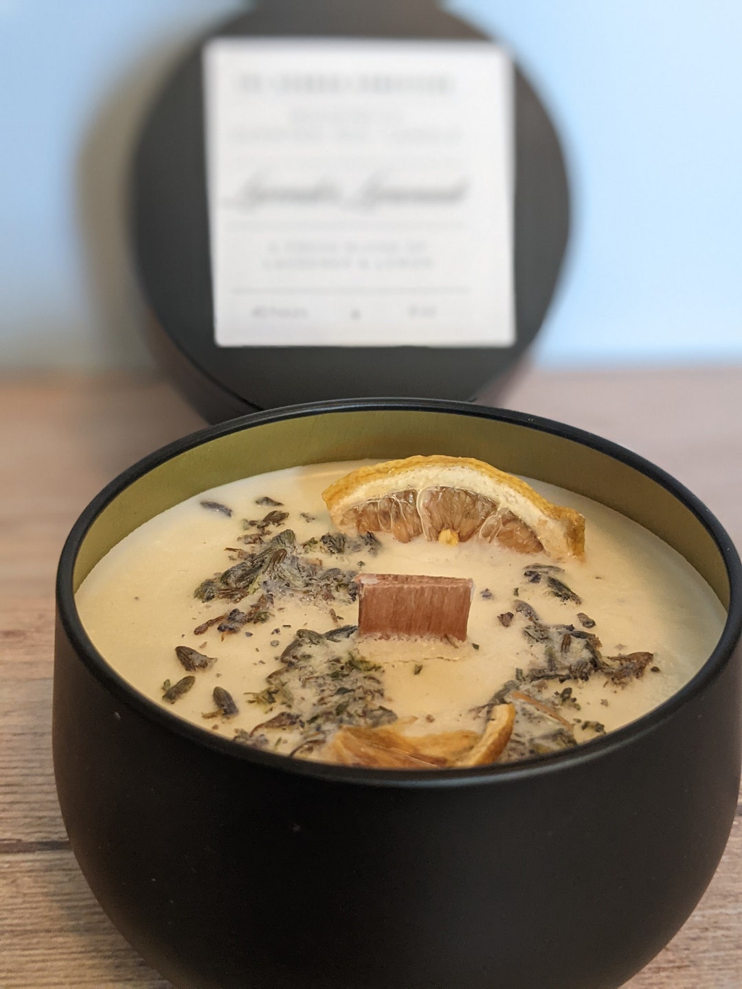 Clean Burning Soy Candles With Wood Wicks Etsy