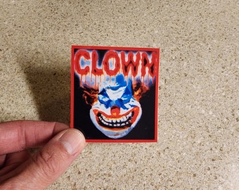 Clown Brand fireworks sticker