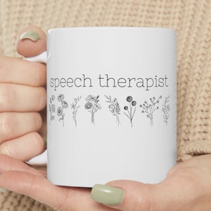 Speech therapist mug, Speech therapy gift, Speech language pathologist, SLP gift, SLP mug, Speech therapist gift, Speech therapy shirt