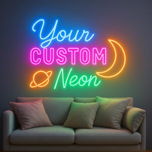 Custom Neon Sign | Neon Sign | LED Neon Sign | Personalized Neon Sign | Wedding Neon Sign | Wall Decor | Home Decor | Room Decor | Neon Art