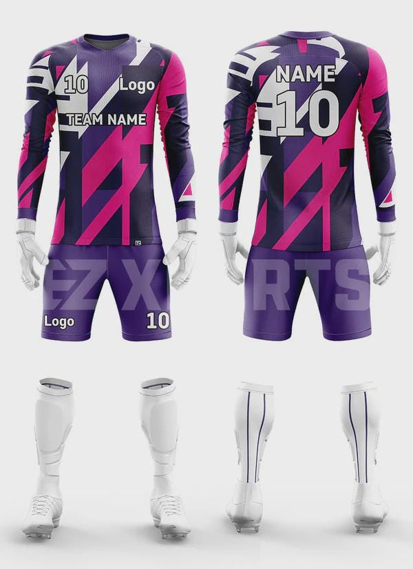 Custom Soccer Goalkeeper Kit – Personalized Jersey, Shorts, Socks With ...