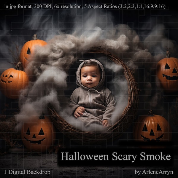Halloween Scary Digital Backdrops Background Overlays Composites Newborn Props Baby Kid's Child Boy Girl Photoshoots Photography Backdrop