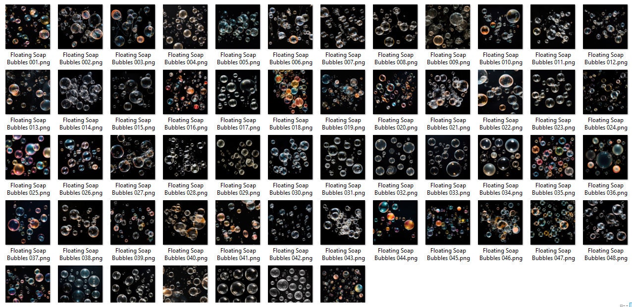 50 Floating Soap Bubbles Overlays - Realistic Air Bubble Photo Effects ...