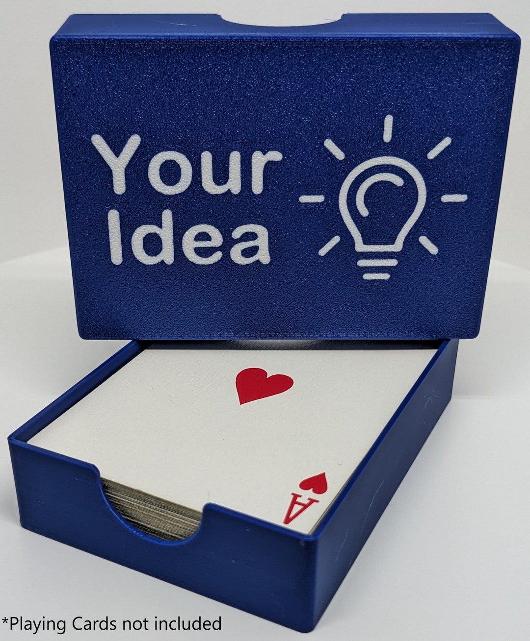 Personalized Single Deck Playing Card Case Customizable - Etsy