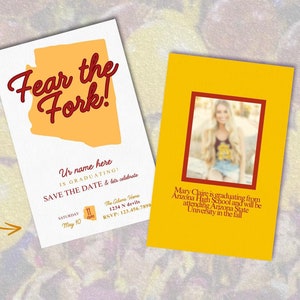 Arizona State University Graduation Card - Etsy