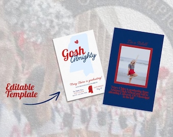 Ole Miss Graduation Card