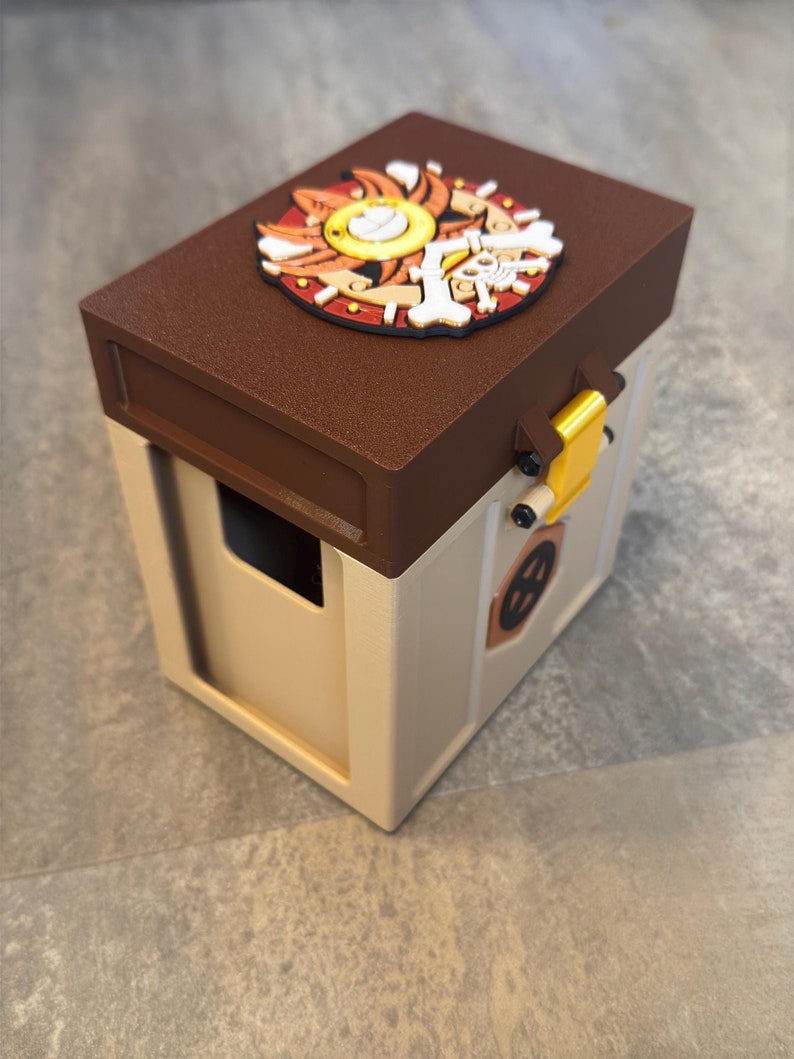 One Piece Themed Trading Card Game Deck Holder Box TCG Thousand Sunny ...