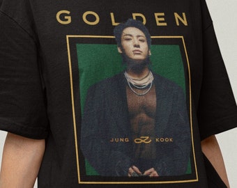 Jungkook Kpop Merch Shirt, Jungkook Golden Album Shirt, Jungkook Golden Album Tee, Army TShirt, Jungkook Fan Gift, Kpop Bangtan Shirt,