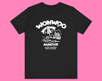Seventeen T-shirt Short Sleeve Nanatour Merch K pop Music