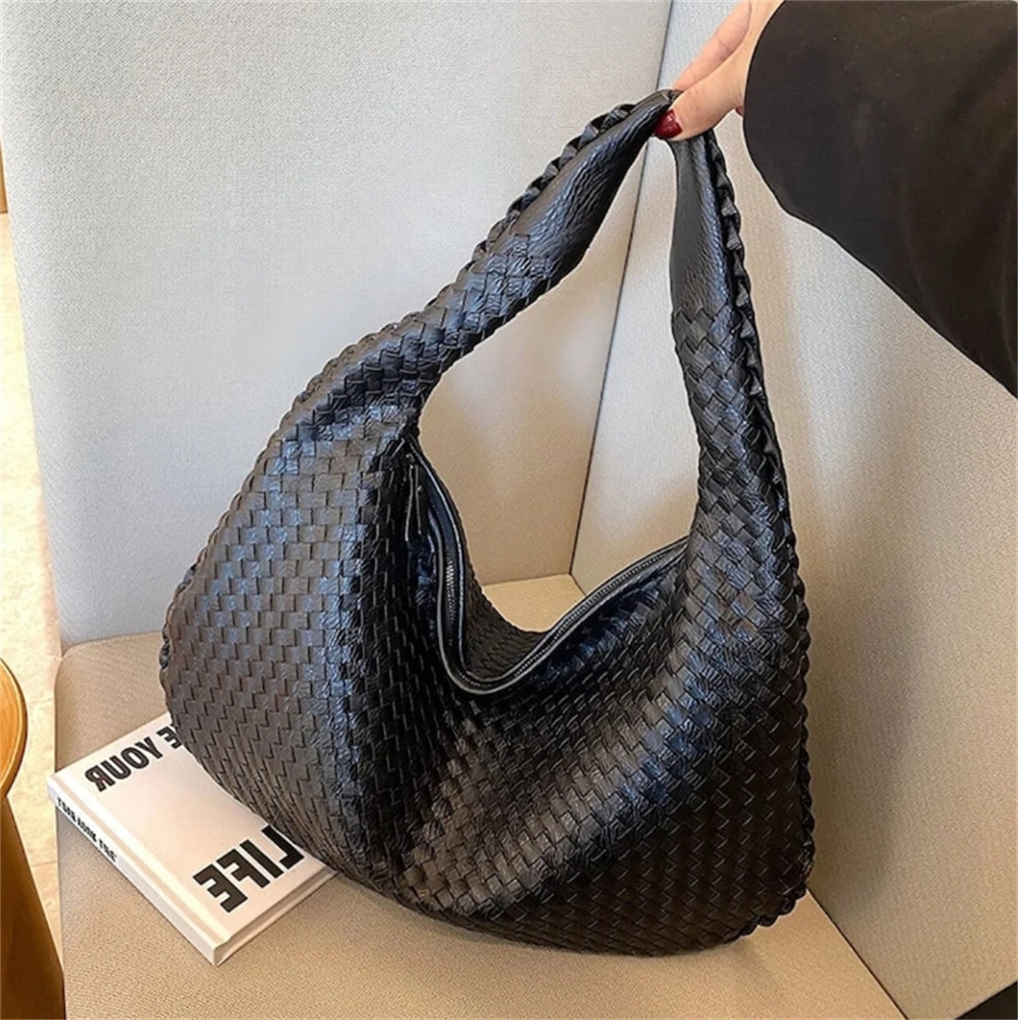 Sardine Mini Leather Shoulder Bag in Neutrals - Bottega Veneta