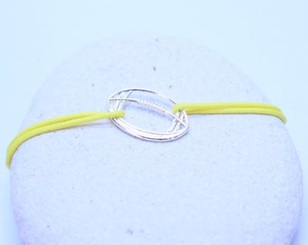 Bracelet rugby "Le Citron"