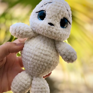 Baby Seal Amigurumi Crochet Pattern: No Sew Toy (PDF)