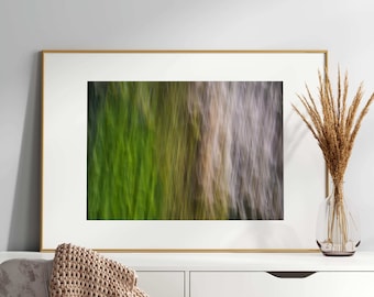Nature Abstract Wall art print Green and beige room wall decor Abstract decor Extra large wall art modern art minimalist contemporary art