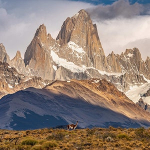 Patagonia Mountain wall art photography print landscape photo extra large wall art mountain print fine art photography living room wall art