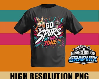 Go Spurs Set the tone coyote, png